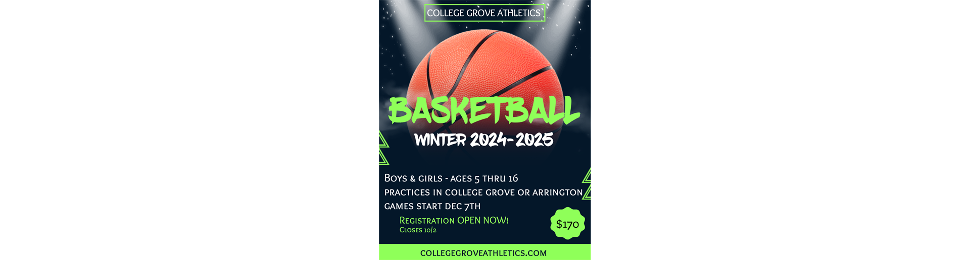 Basketball Registration 2024